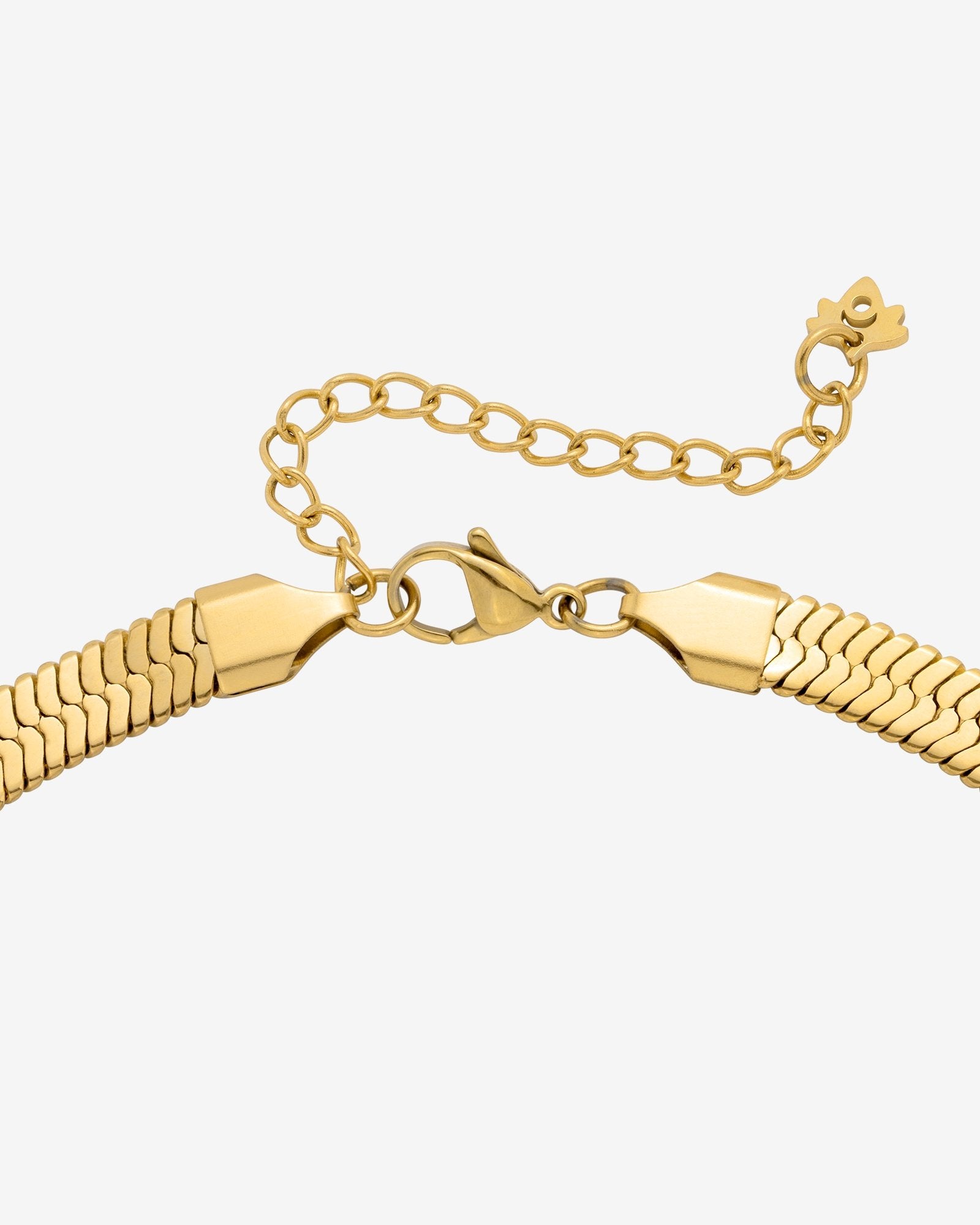 Bold Herringbone Collana Oro