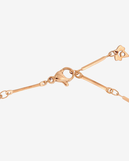 Annes Authentic Pearl Choker Oro Rosa