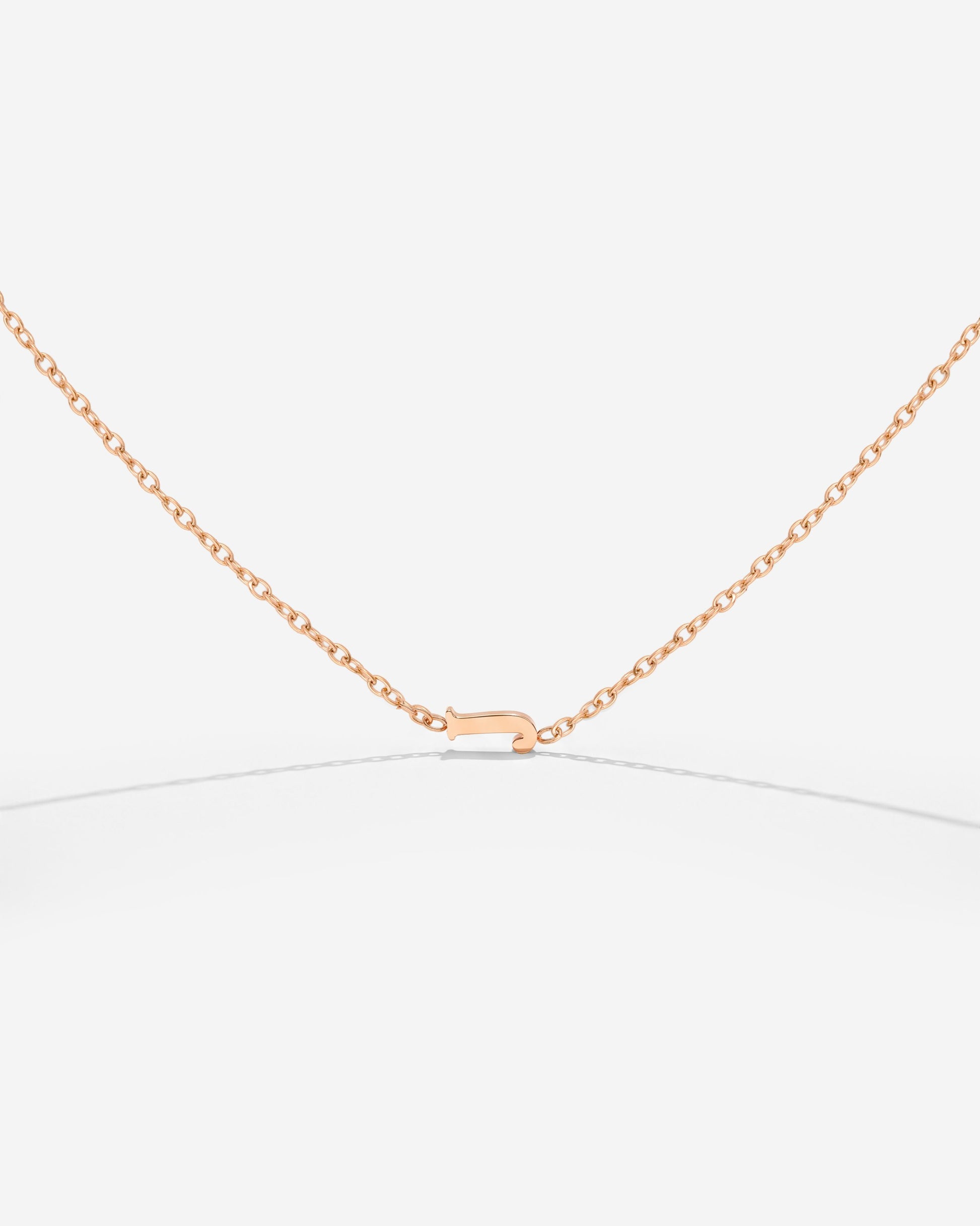 Tiny Letter Necklace
