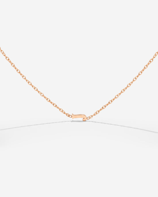 Tiny Letter Necklace