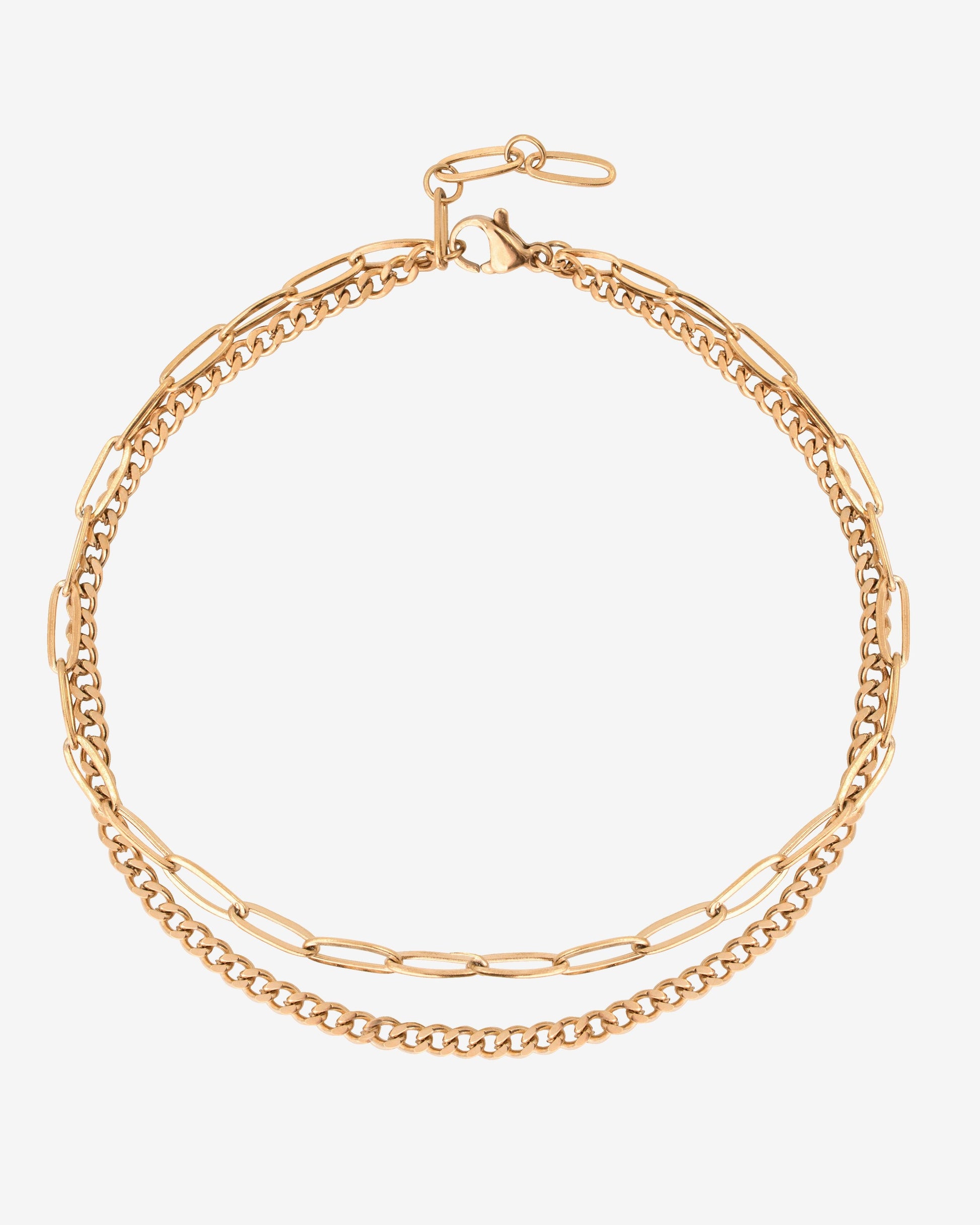 Duo Cavigliera Oro Rosa