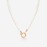 Pearly Charm Collana Oro Rosa