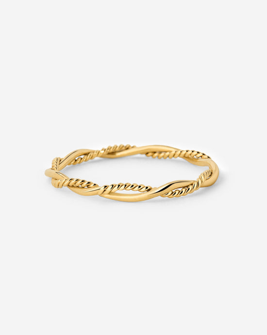 Curly Twist Anello Oro