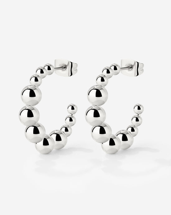 Infinite Beads Orecchini Argento