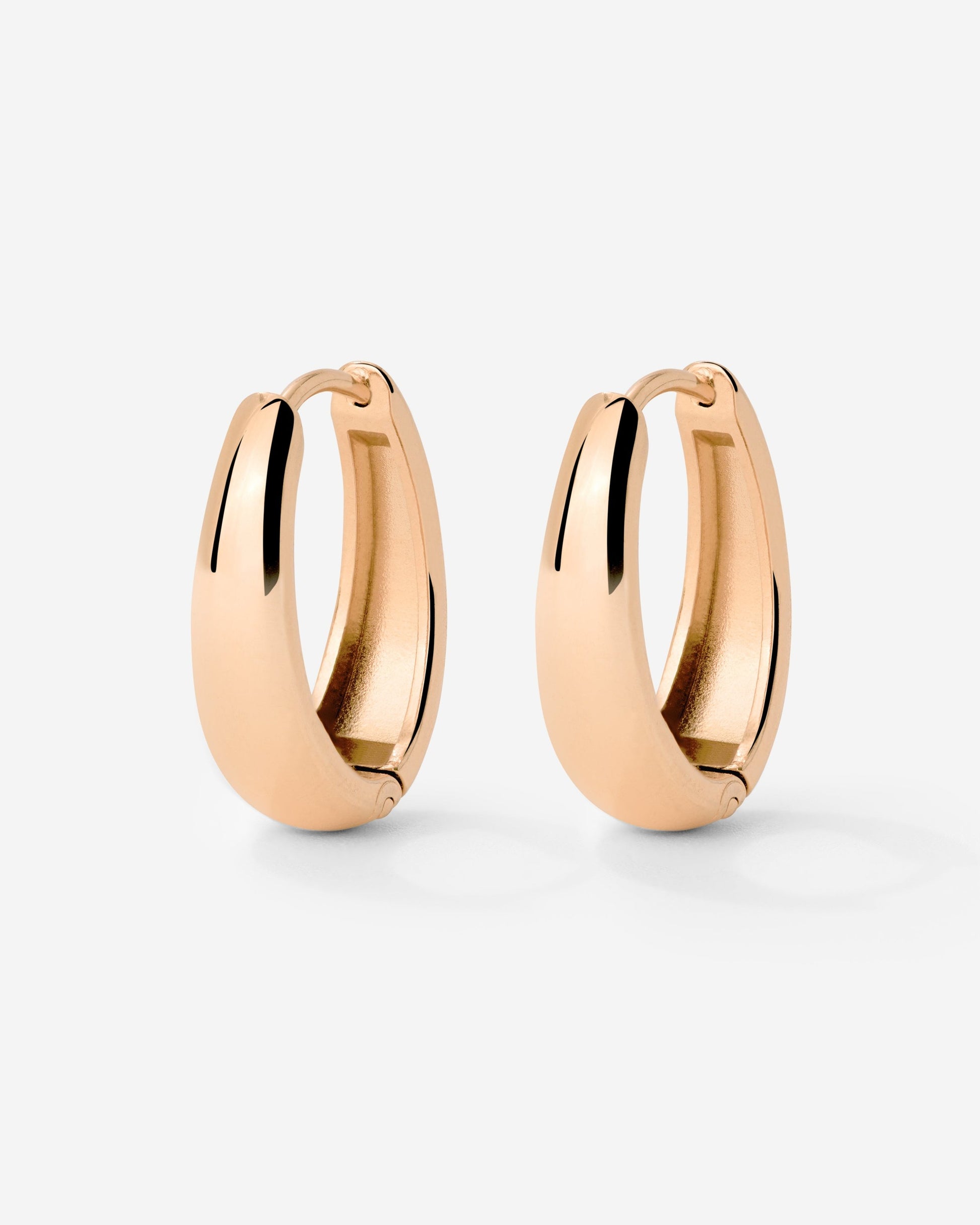 Seeker Hoops Small Oro Rosa