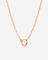 Classic Chain Charm Oro Rosa
