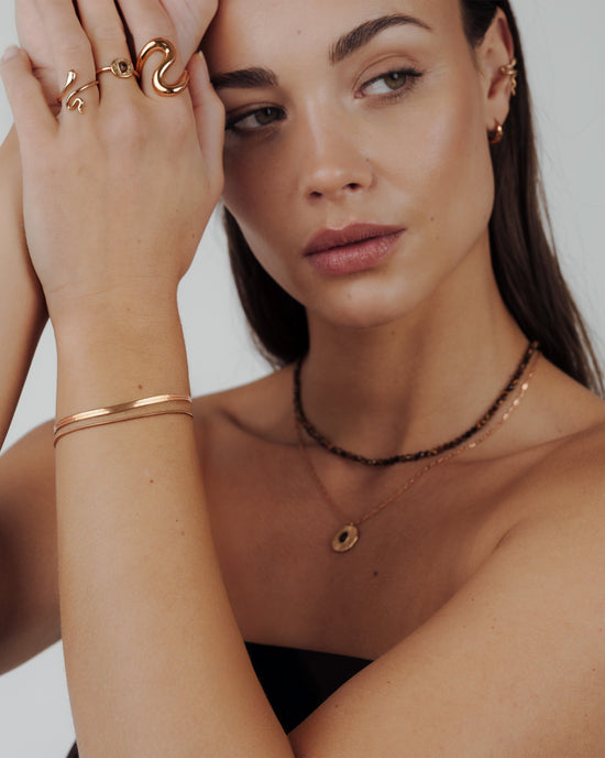 Snake Chain Bundle Oro Rosa