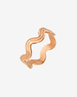 Wave after Wave Anello Oro Rosa