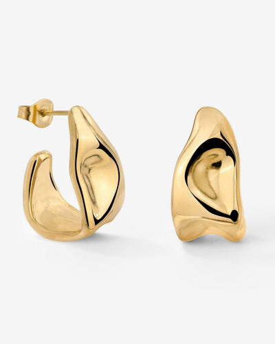 Liquid Shape Orecchini Oro