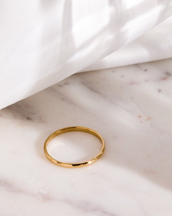 Fine Line Anello Oro Rosa