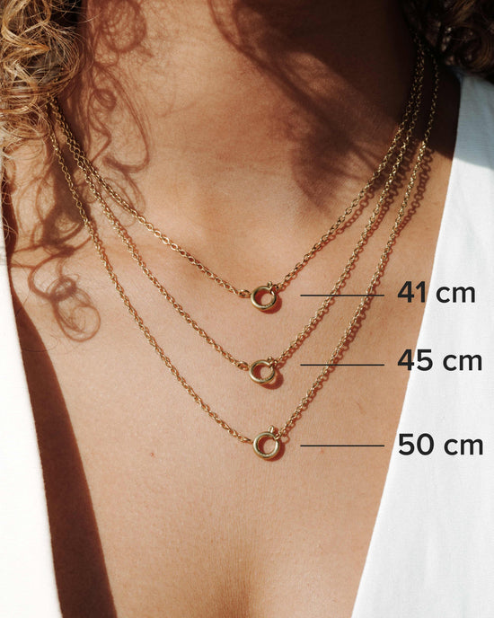Classic Chain Charm Necklace Set