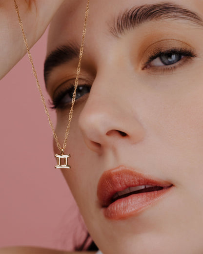 Gemini Bubble Collana Oro Rosa