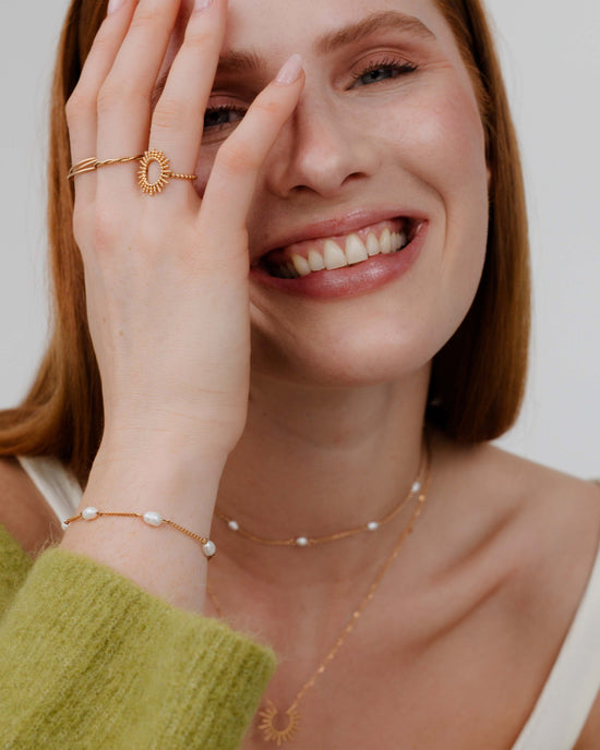 Pearl after Pearl Bracciale Oro Rosa