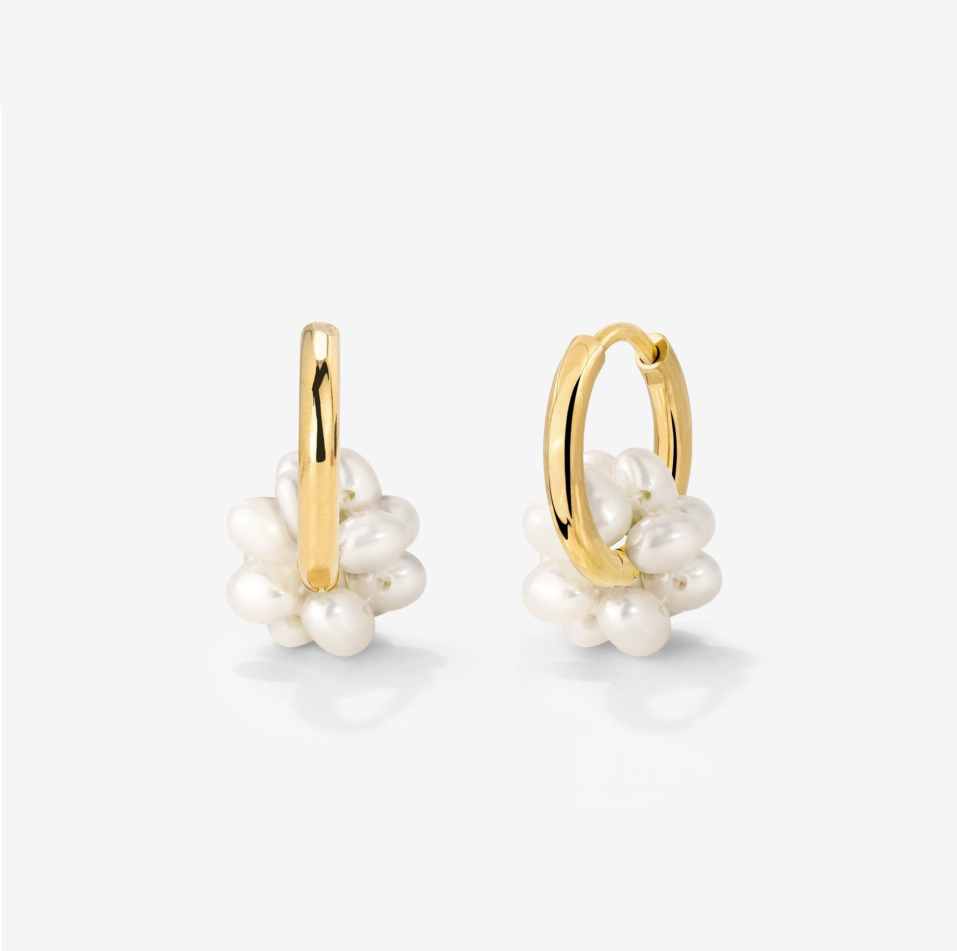 Pearl Cluster Orecchini Oro