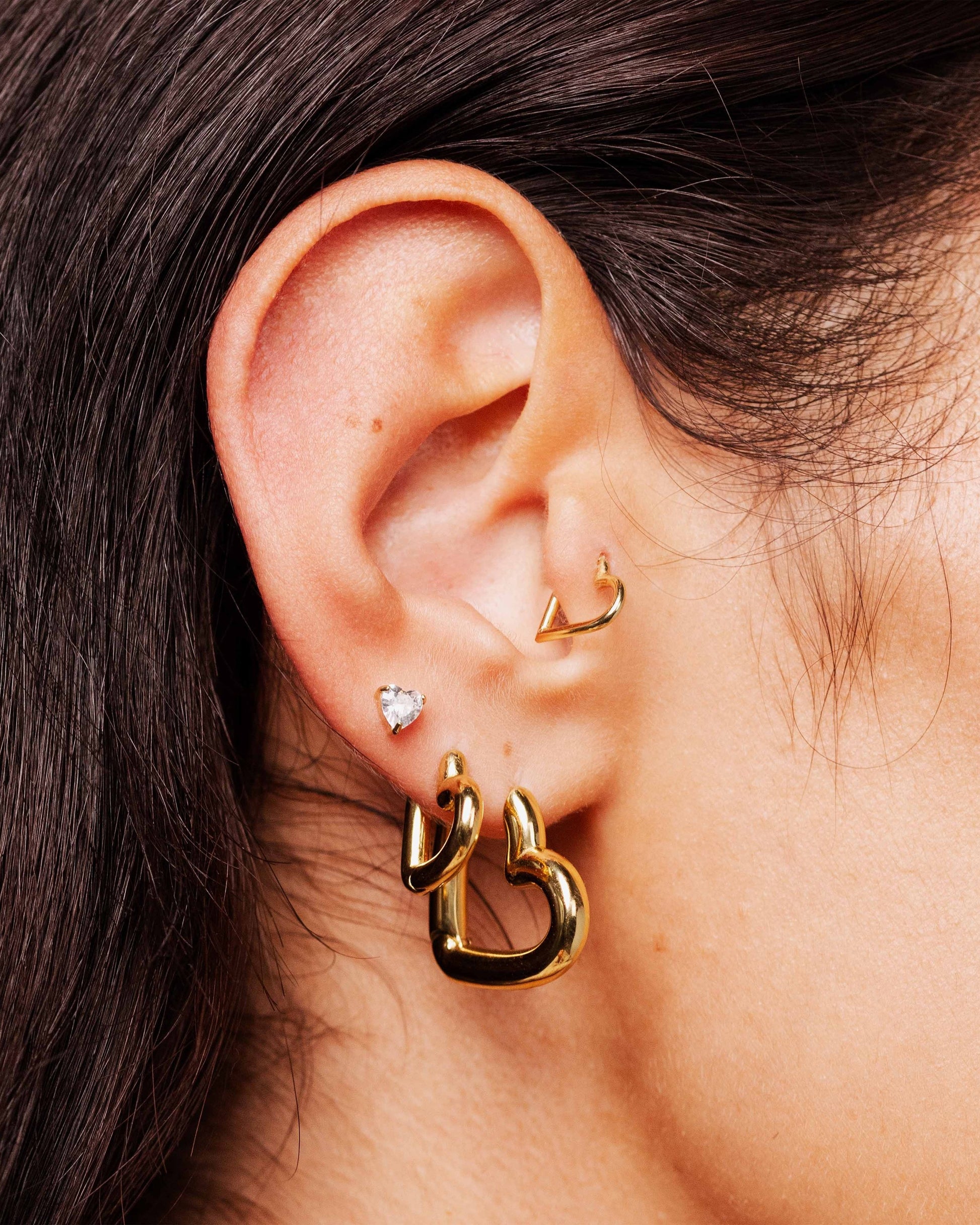 Phat Heart Hoops Small Oro