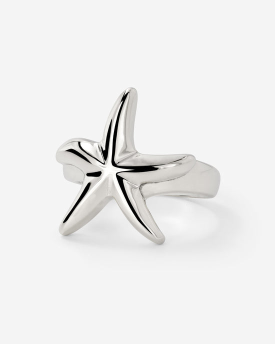 Sea Star Anello Argento