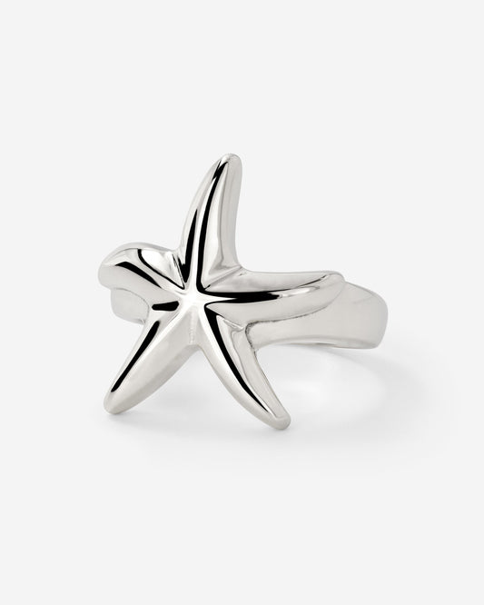 Sea Star Anello Argento