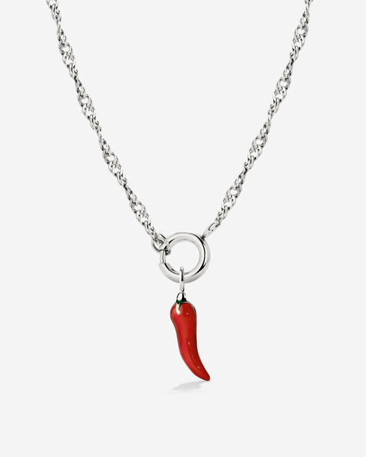 Chili Singapore Chain Collana Set Argento