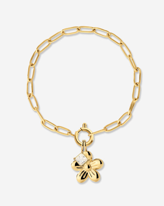 Oval Links Charm Bracciale Set