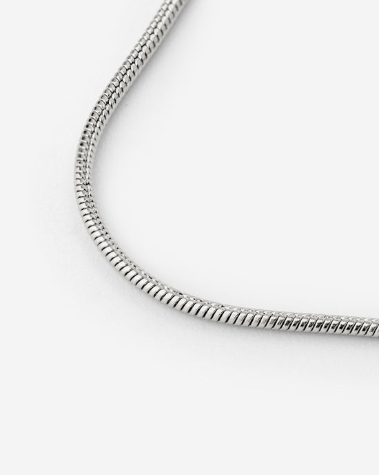 Slim Round Snake Collana