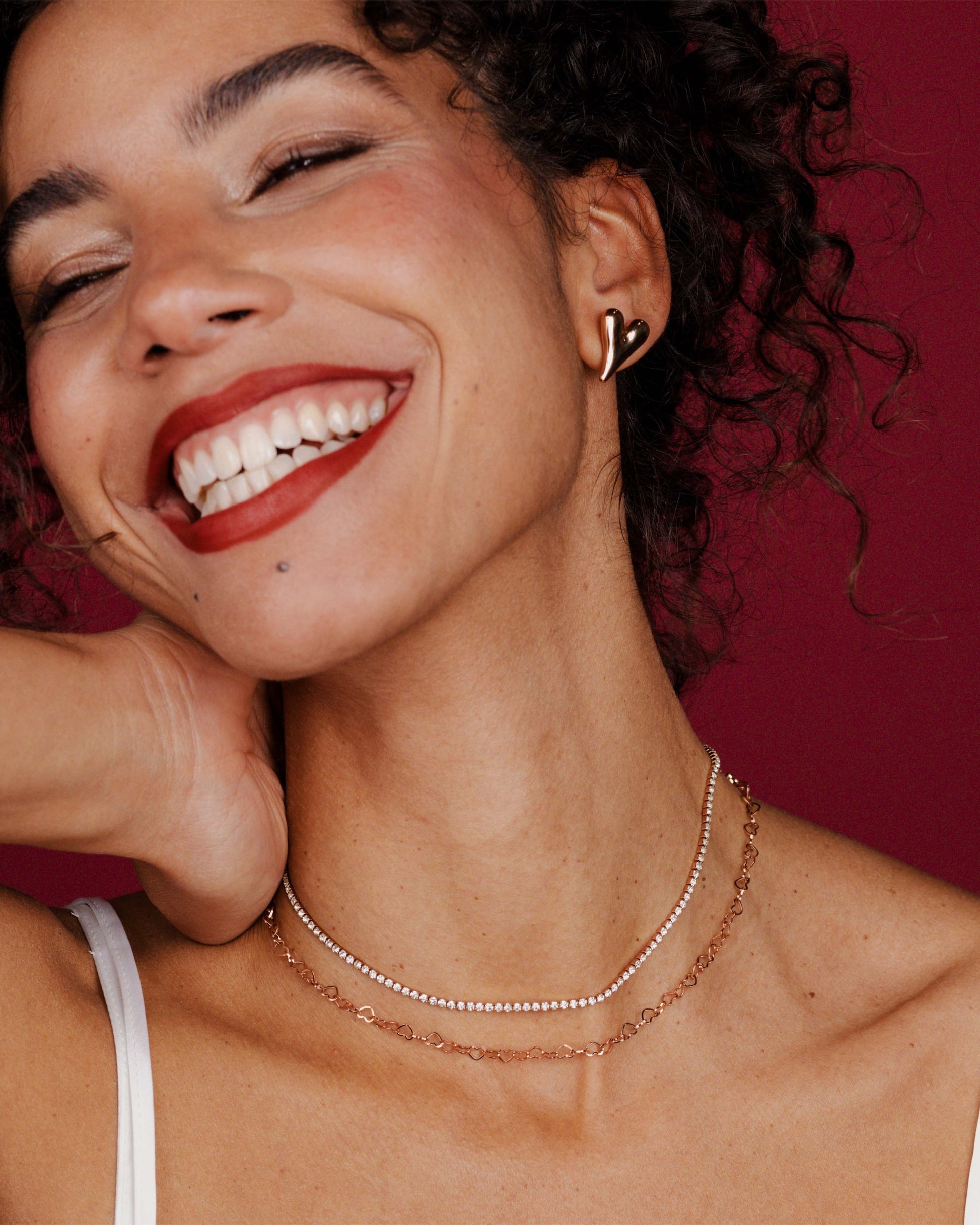 Glitz 'n' Glam Collana Oro Rosa