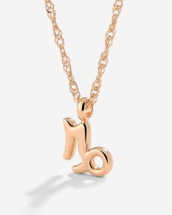 Capricorn Bubble Collana Oro Rosa