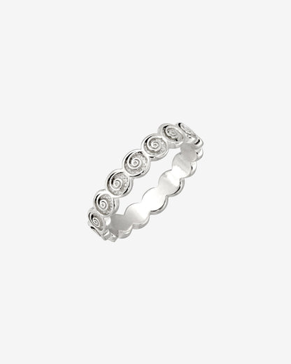 Swirl'n Anello Argento