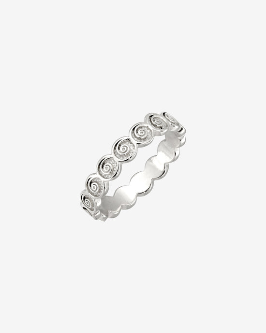 Swirl'n Anello Argento