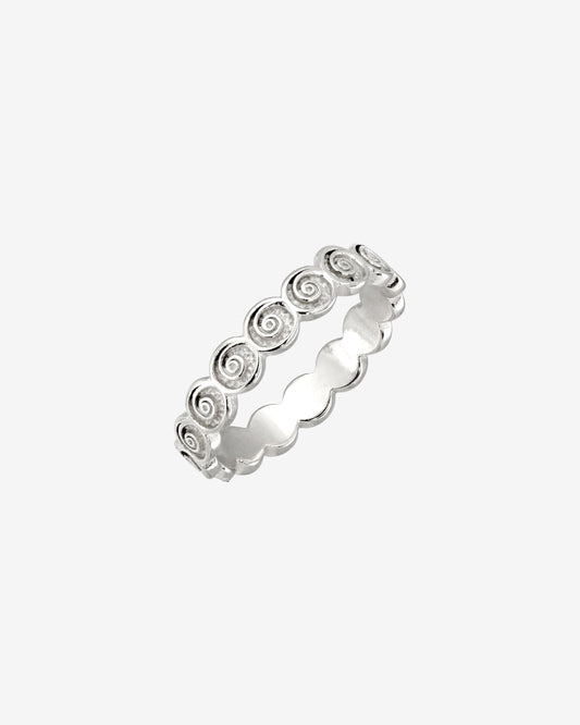 Swirl'n Anello Argento