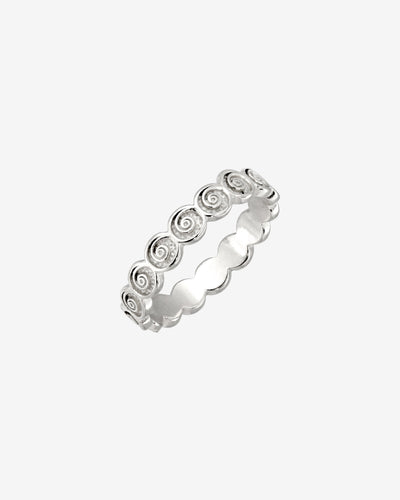 Swirl'n Anello Argento