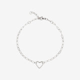 Loving Heart Bracciale Argento
