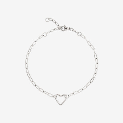 Loving Heart Bracciale Argento