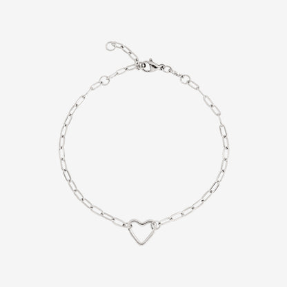 Loving Heart Bracciale Argento