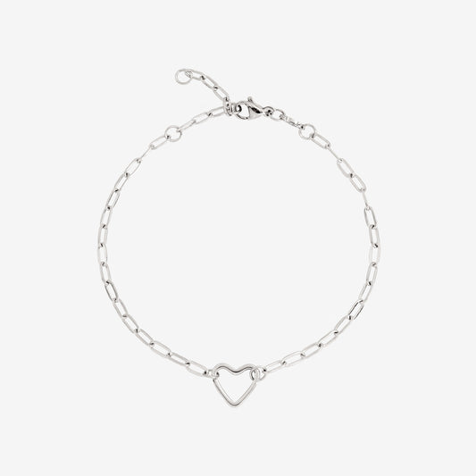 Loving Heart Bracciale Argento