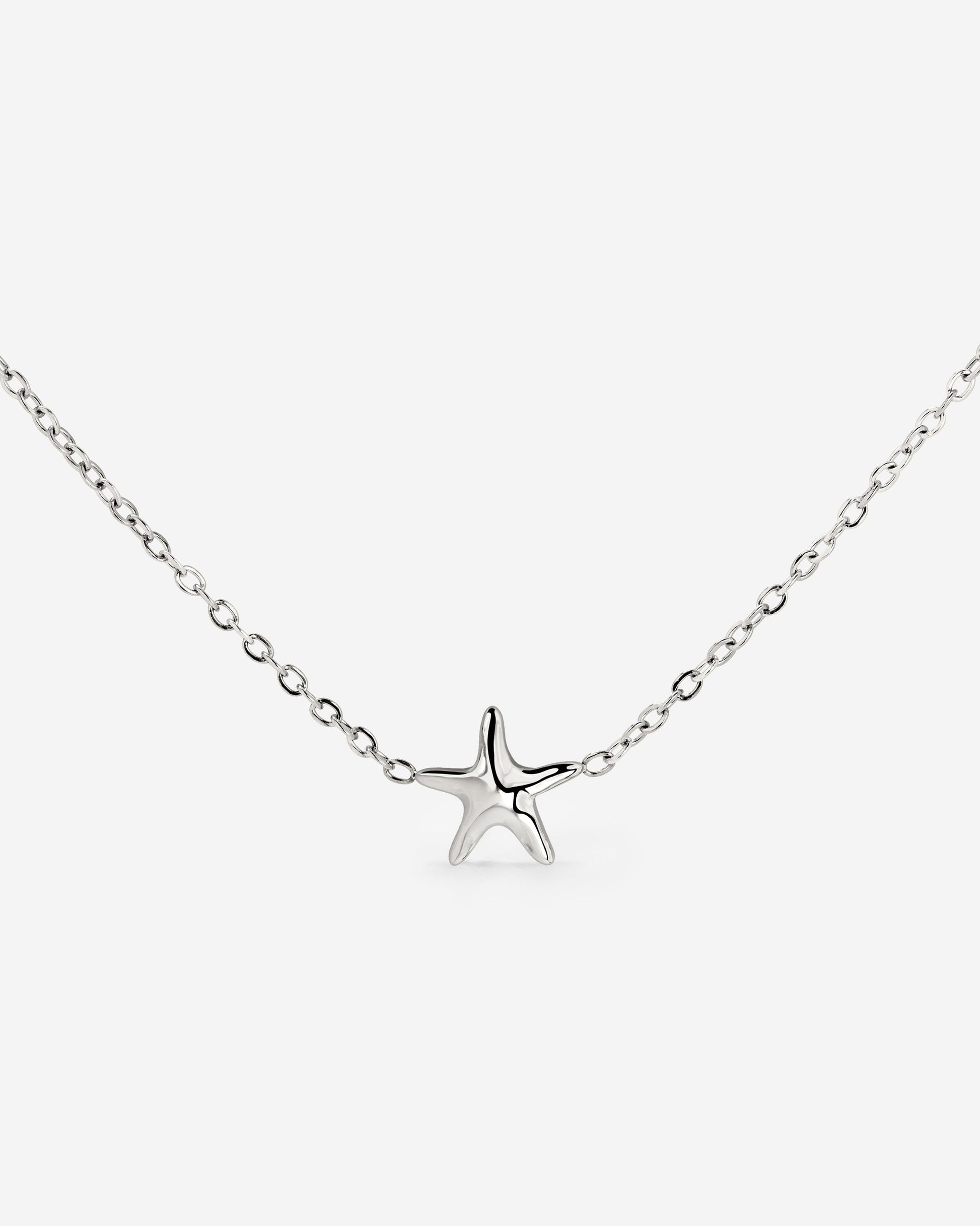 Sea Star Choker Argento
