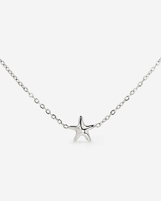 Sea Star Choker Argento