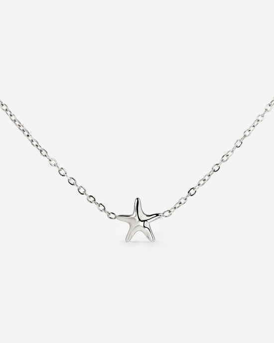 Sea Star Choker Argento