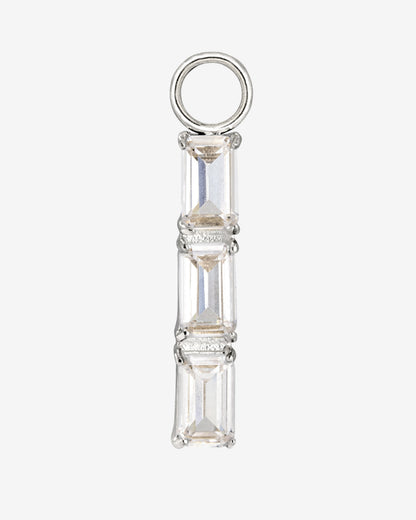 Baguette Bundle Hoop Set Small Argento