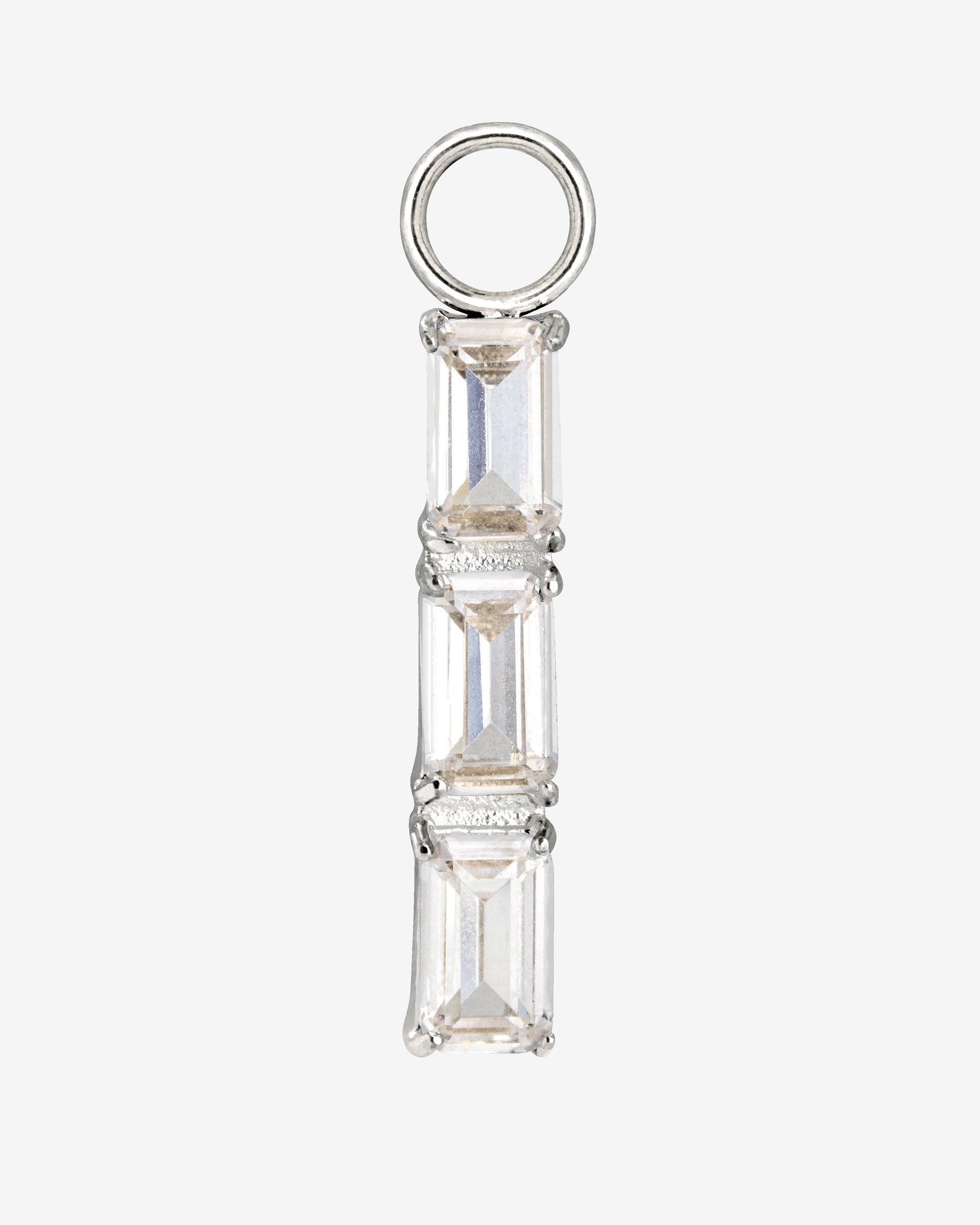 Baguette Bundle Hoop Set Small Argento