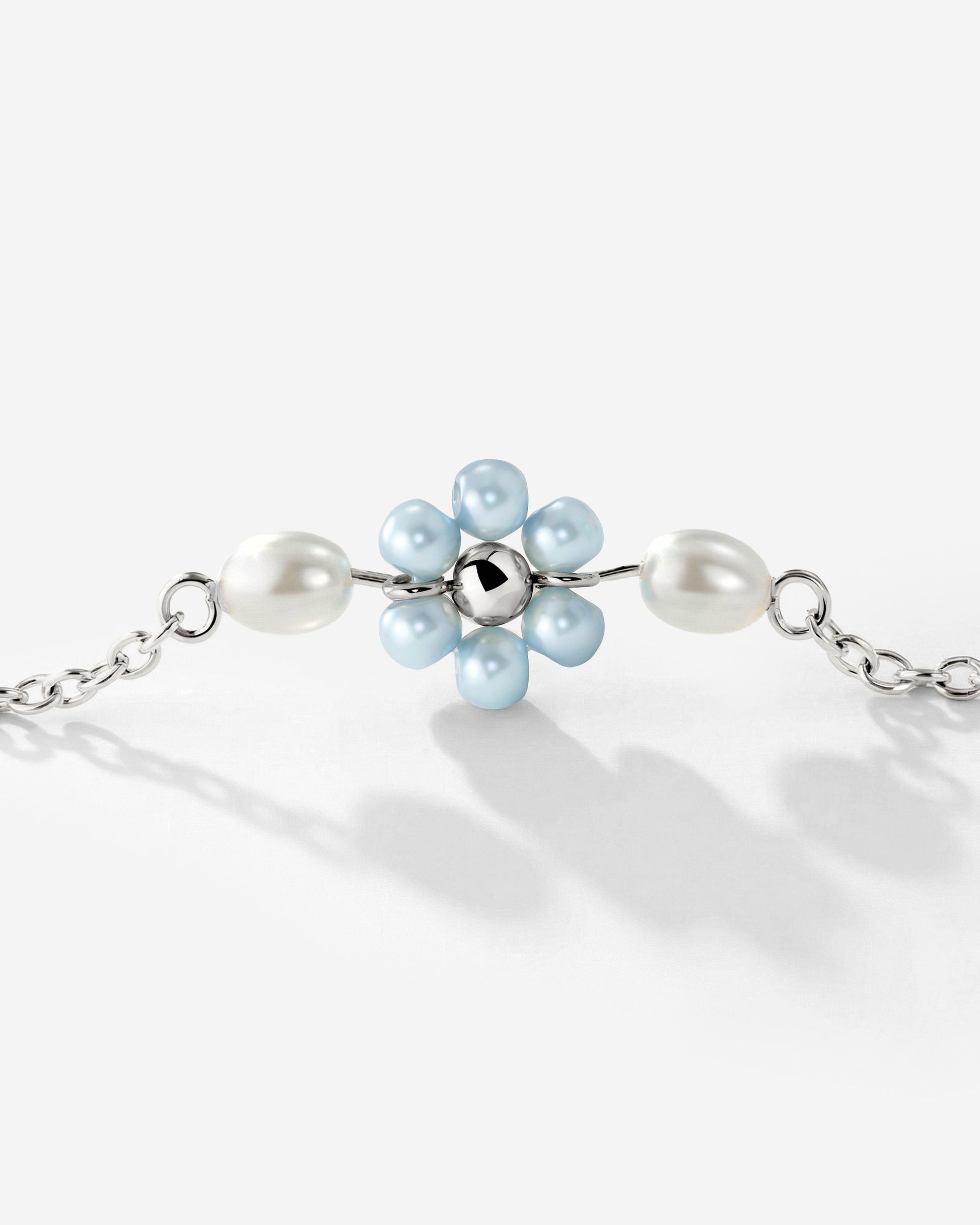 Forever Blue Daisy Collana Argento