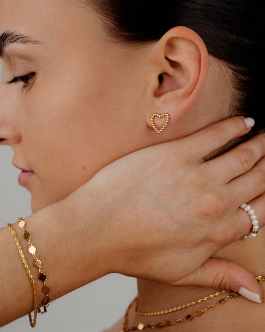 Heart of Gold Orecchini Oro