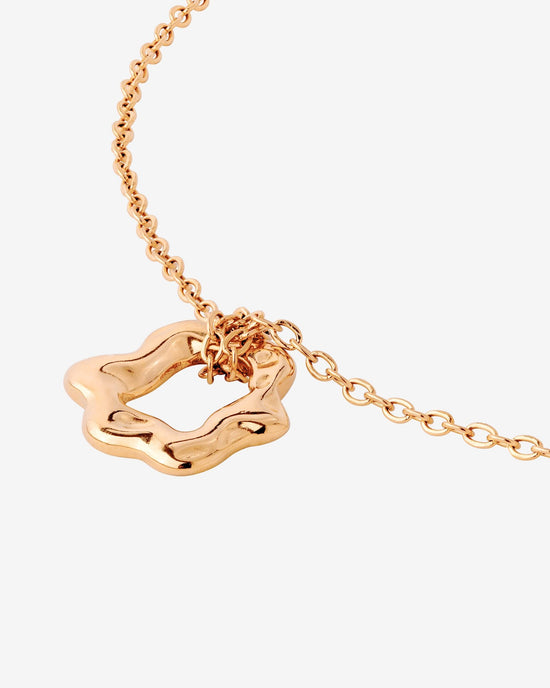 Melting Donut Collana Oro Rosa