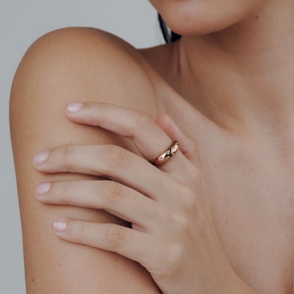 Starstruck Anello Oro Rosa
