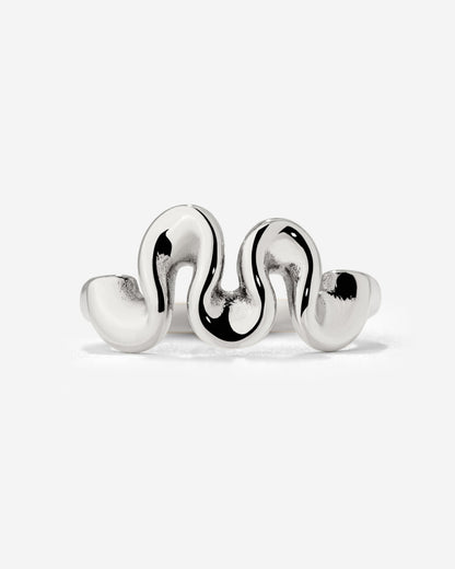 Swirl Anello Argento