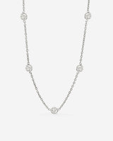 Boho Coin Collana Argento