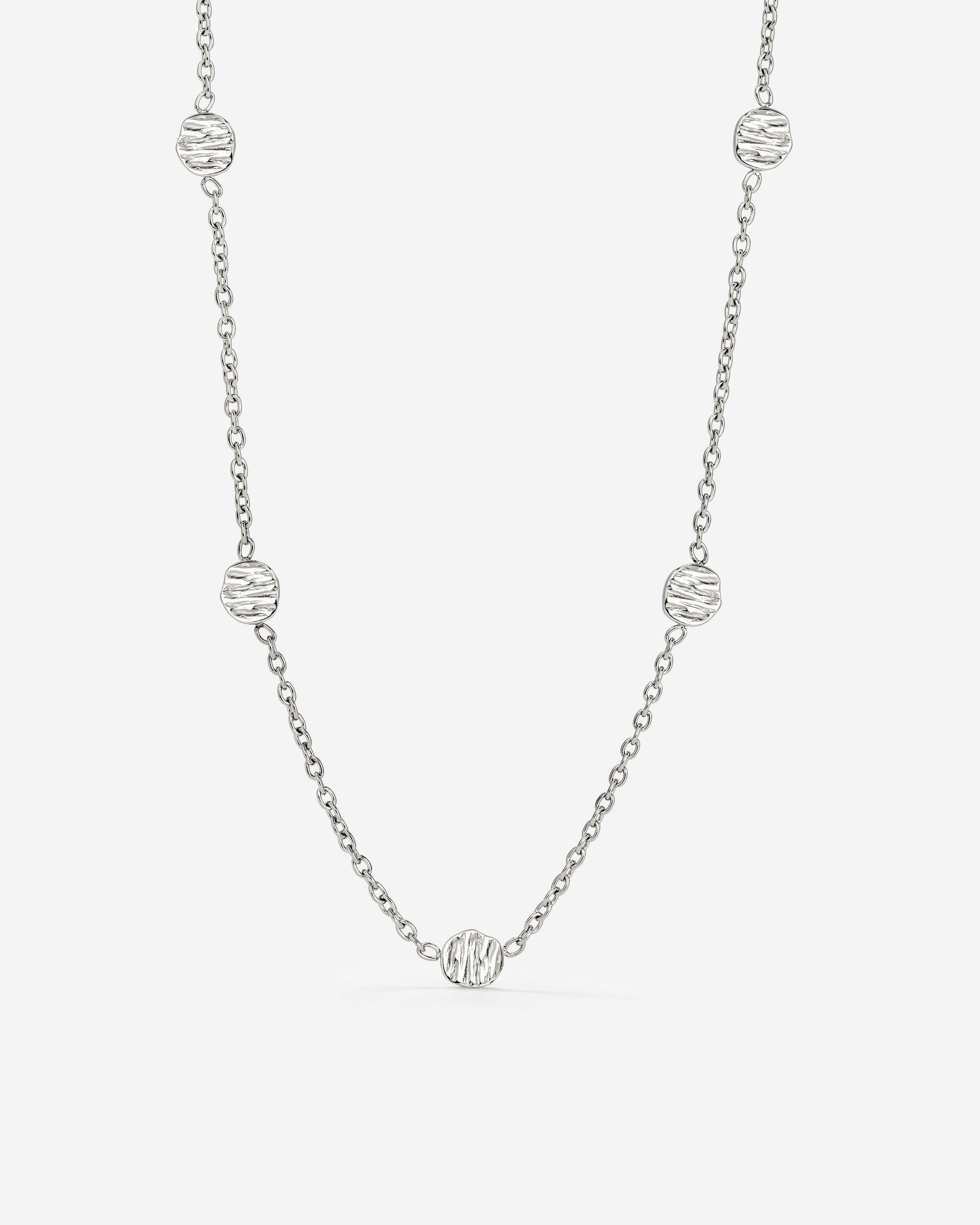 Boho Coin Collana Argento