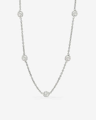 Boho Coin Collana Argento