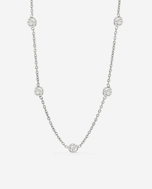 Boho Coin Collana Argento