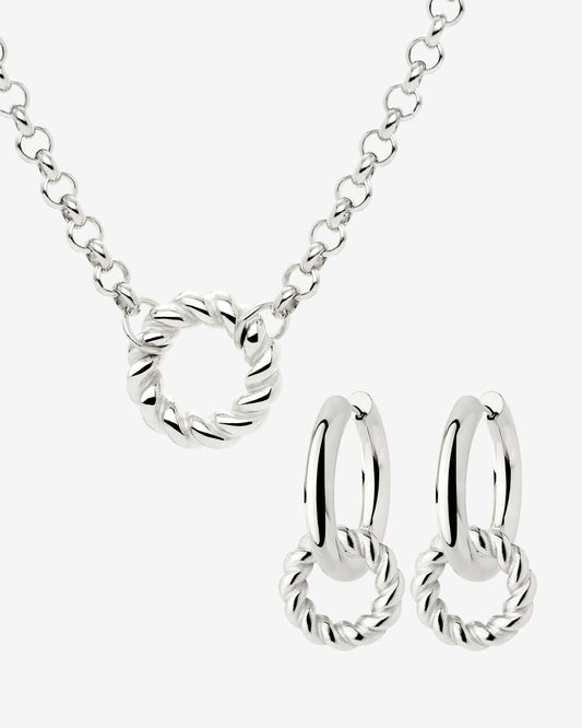 Twisted Donut Bundle Argento