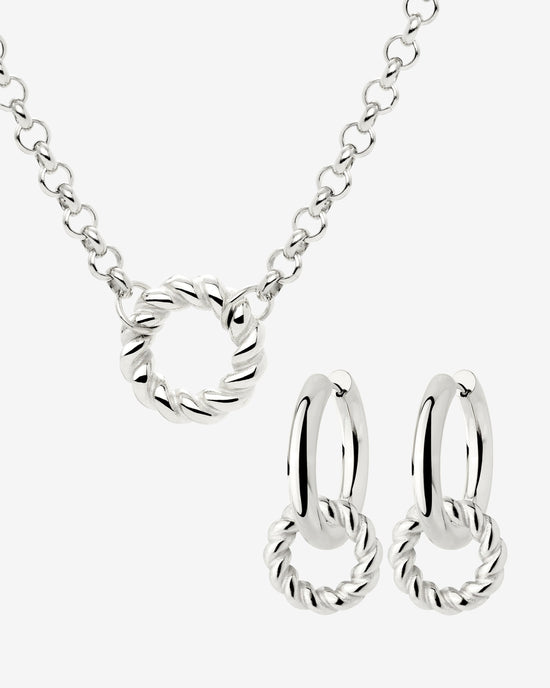 Twisted Donut Bundle Argento
